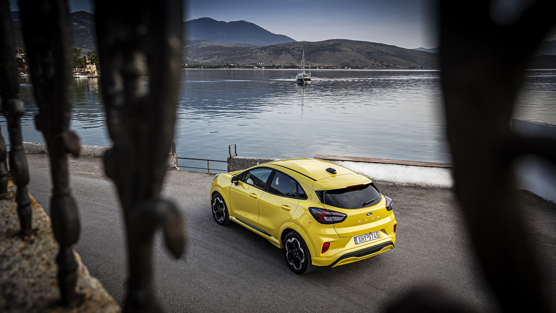 Ford Puma Gen E yellow rear GR Ford Puma Gen E yellow rear GR