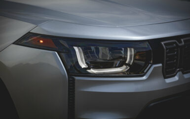 The 2026 Jeep® Cherokee Limited’s signature LED headlight