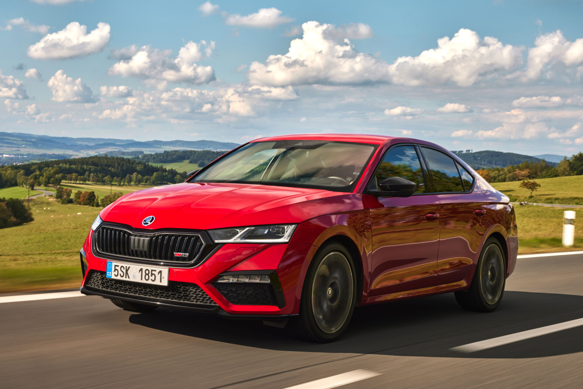 Skoda Octavia RS red test 7