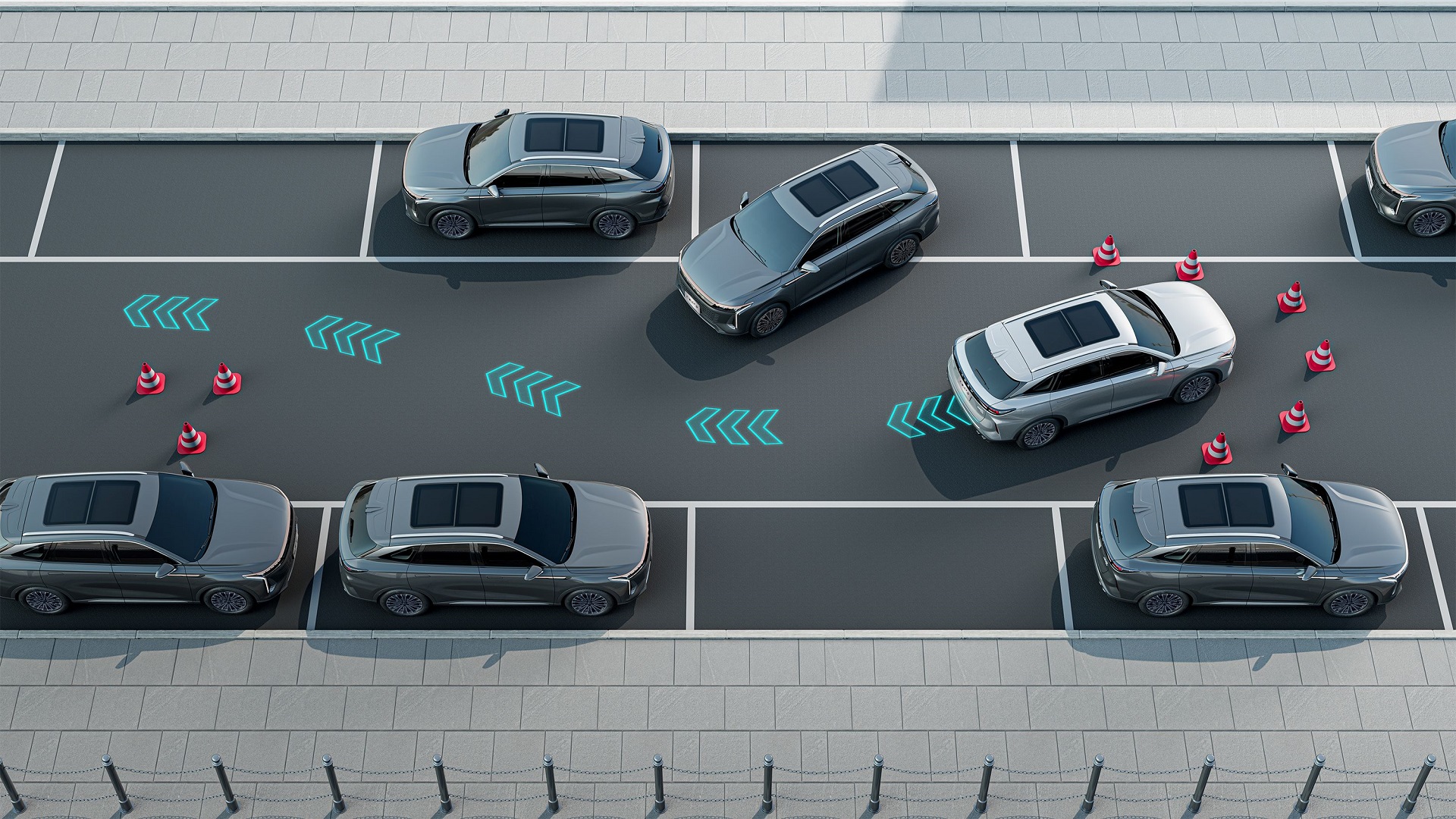omoda 9 automated Parking assist low res