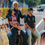 F1 Franco Colapinto, Flavio Briatore & Pierre Gasly (Alpine)