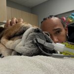 Lewis Hamilton & Roscoe (1)