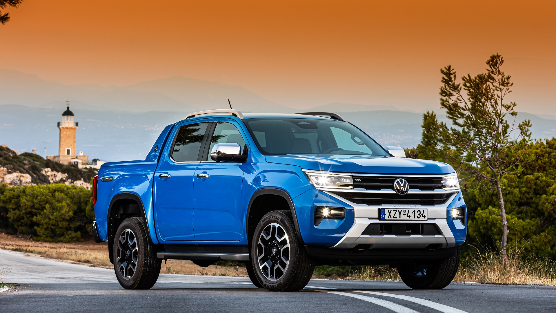 Volkswagen Amarok pick up blue 2024 (1)