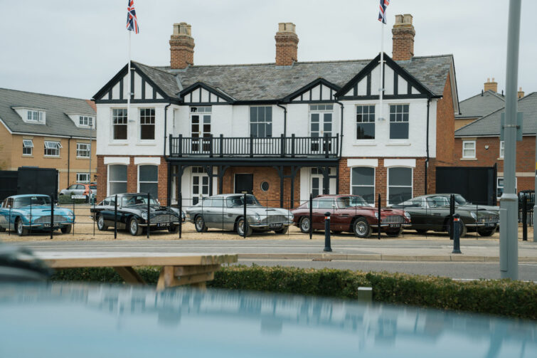 Examples of the DB6 outside 'Sunnyside' at the Aston Martin Works 70th anniversary event 2