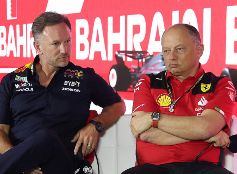 F1 Christian Horner & Frederic Vasseur