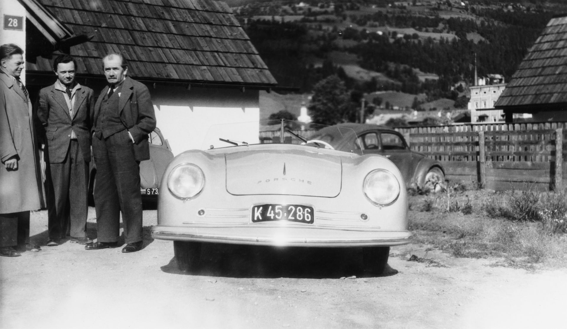 Ferdinand Porsche, Ferry Porsche, Erwin Komenda Porsche 356 No. 1 Roadster, 1948
