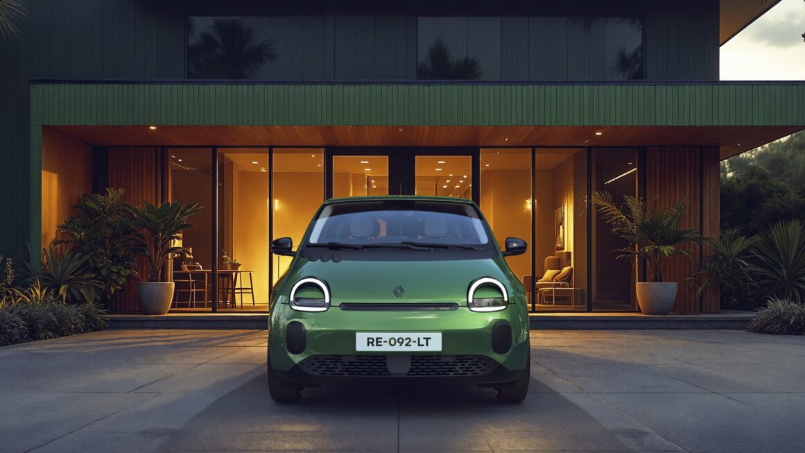 Renault Twingo E Tech electric Absolute Green (2)