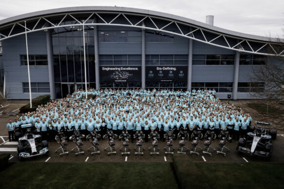 F1 Mercedes celebrates turbo hybrid V6 era (8)