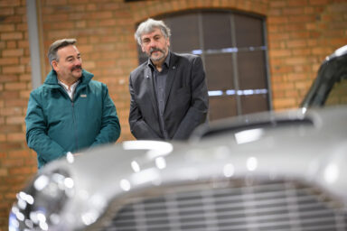 Mr Willliams with his restored DB5 Vantage (03)