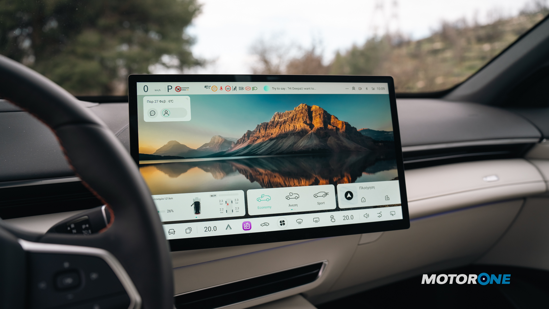 Changan Deepal S07 black test drive 24