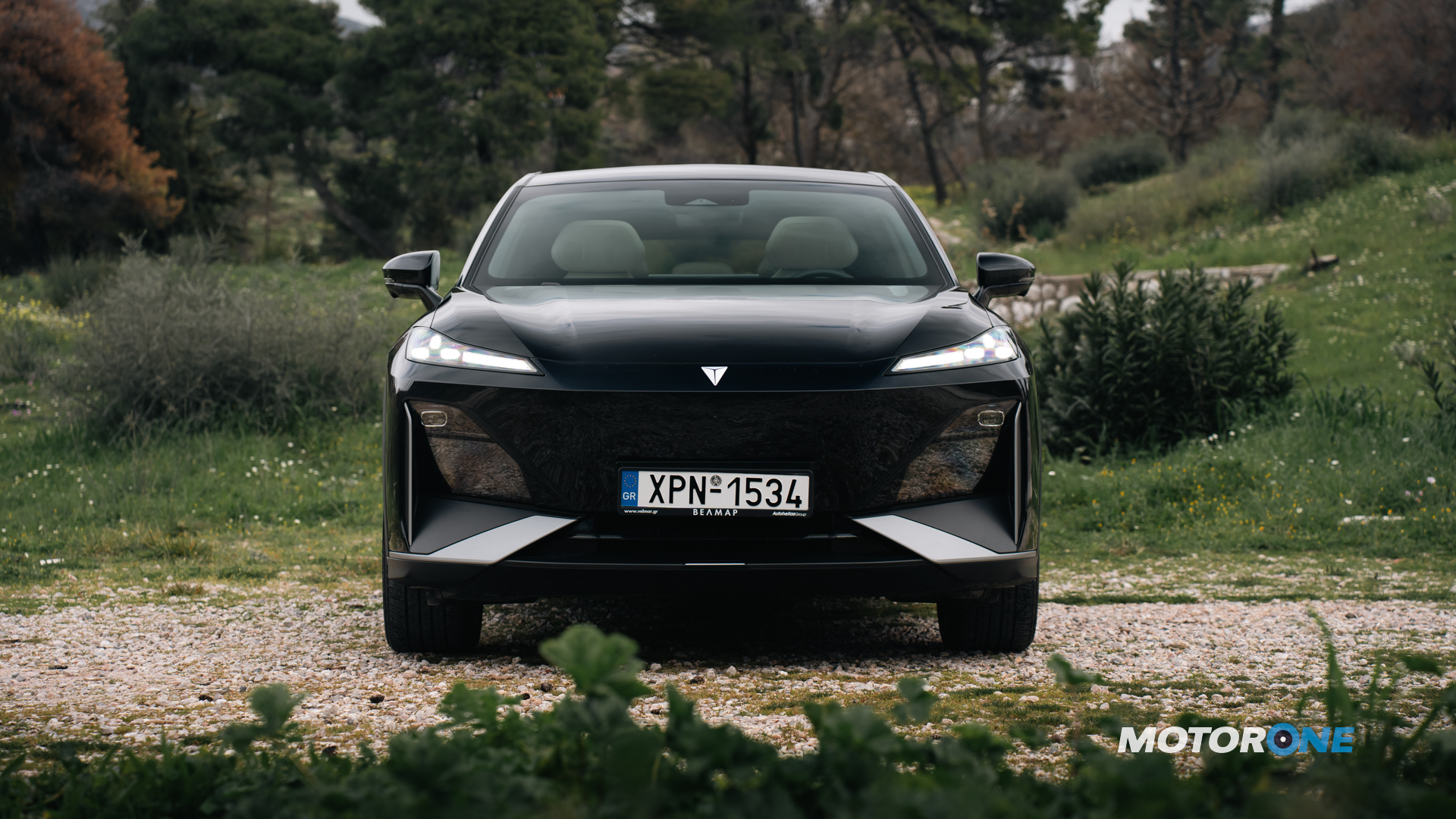 Changan Deepal S07 black test drive 40