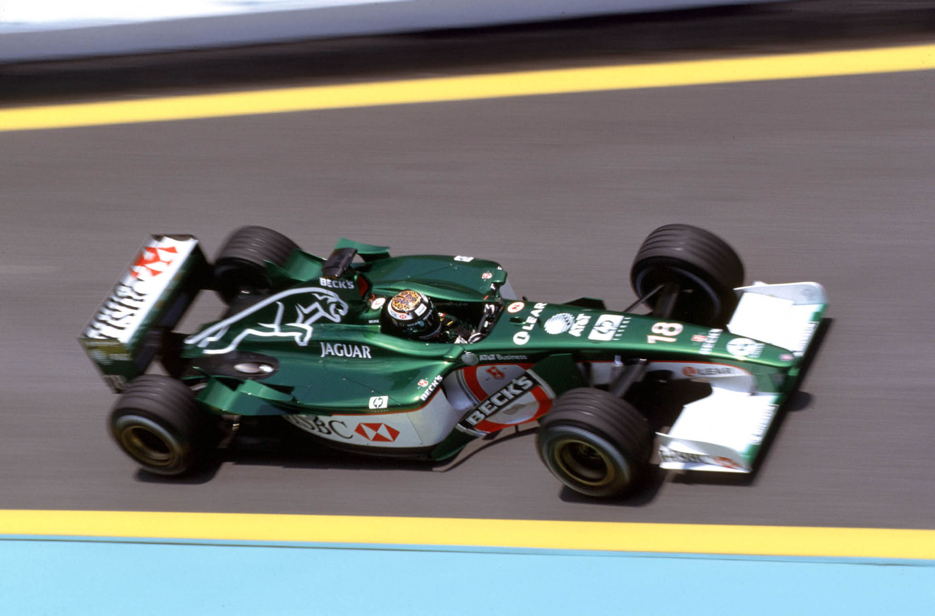 F1 Eddie Irvine (Jaguar Ford) 2001 Malaysian GP