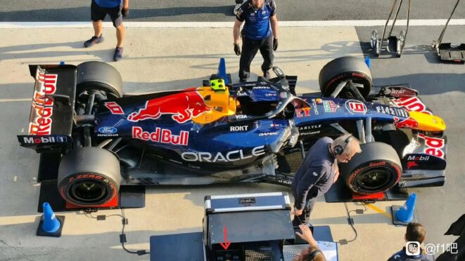 F1 FIA weighbridge Red Bull (Isack Hadjar) (1)