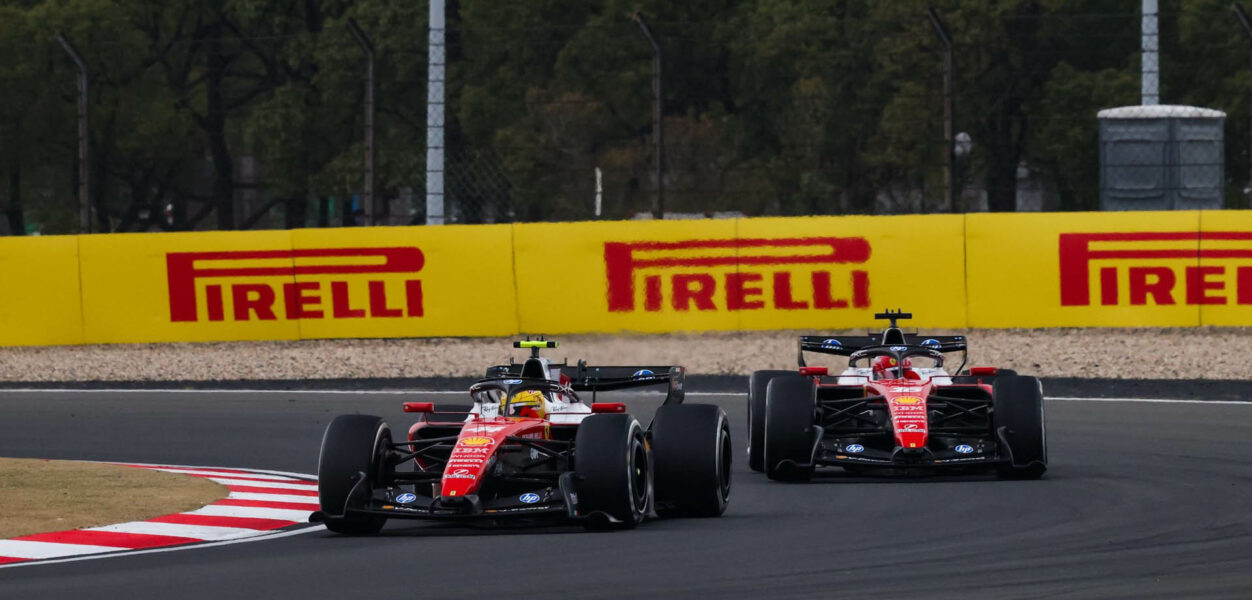 F1 Lewis Hamilton & Charles Leclerc (Ferrari)