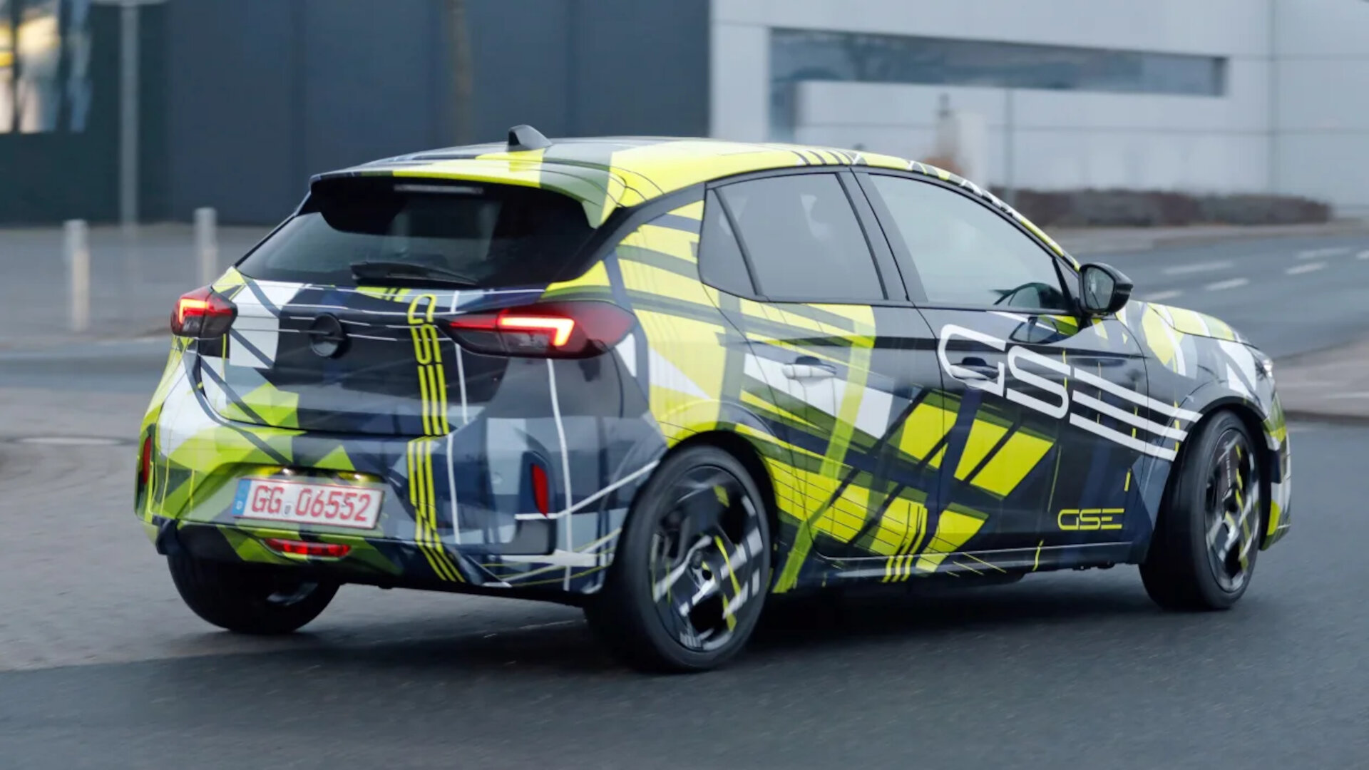 Vauxhall Corsa GSE rear 3 4 gvlmkc