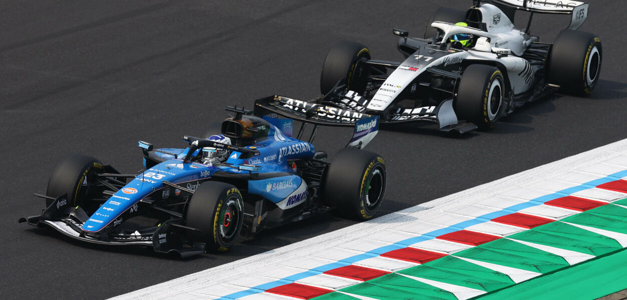 F1 Alex Albon (Williams) & Sergio Perez (Cadillac)