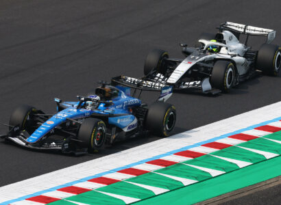 F1 Alex Albon (Williams) & Sergio Perez (Cadillac)
