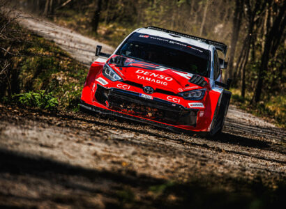 WRC Toyota pre event testing Croatia 2026