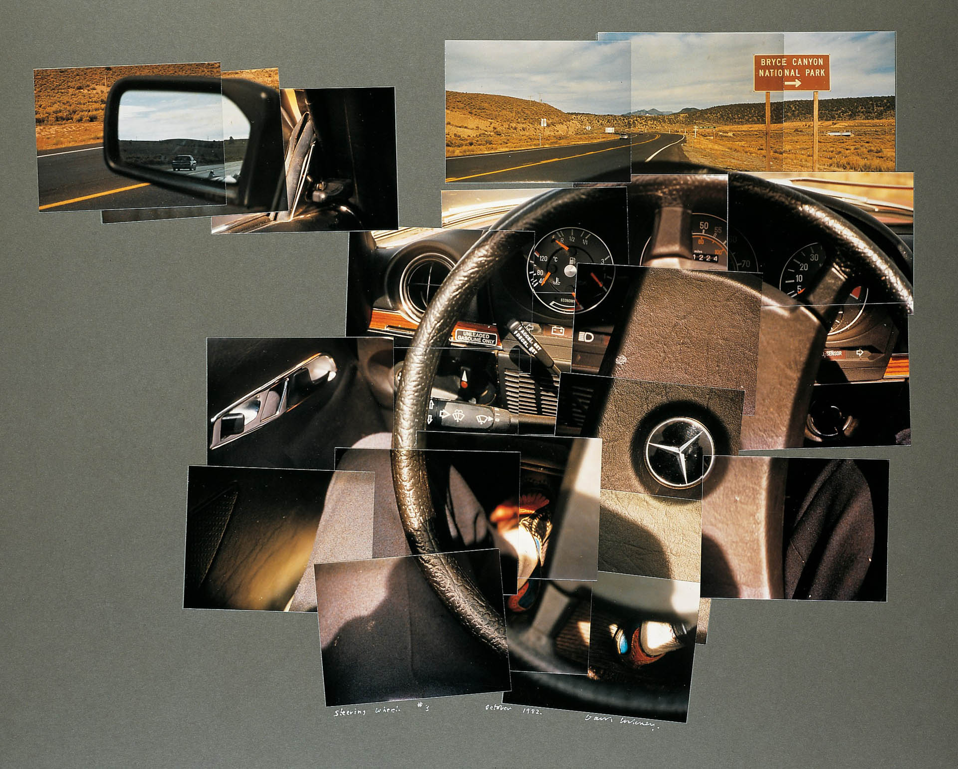 David Hockney, Steering Wheel, October 1982 David Hockney, Steering Wheel, October 1982