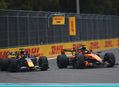 F1 Oscar Piastri (McLaren) & Max Verstappen (Red Bull)