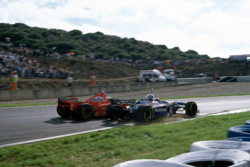 F1 - Jacques Villeneuve (Williams) & Michael Schumacher (Ferrari), Jerez 1997