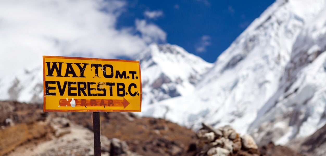 envato mount everest signpost travel to base camp 2026 03 09 03 25 53 utc