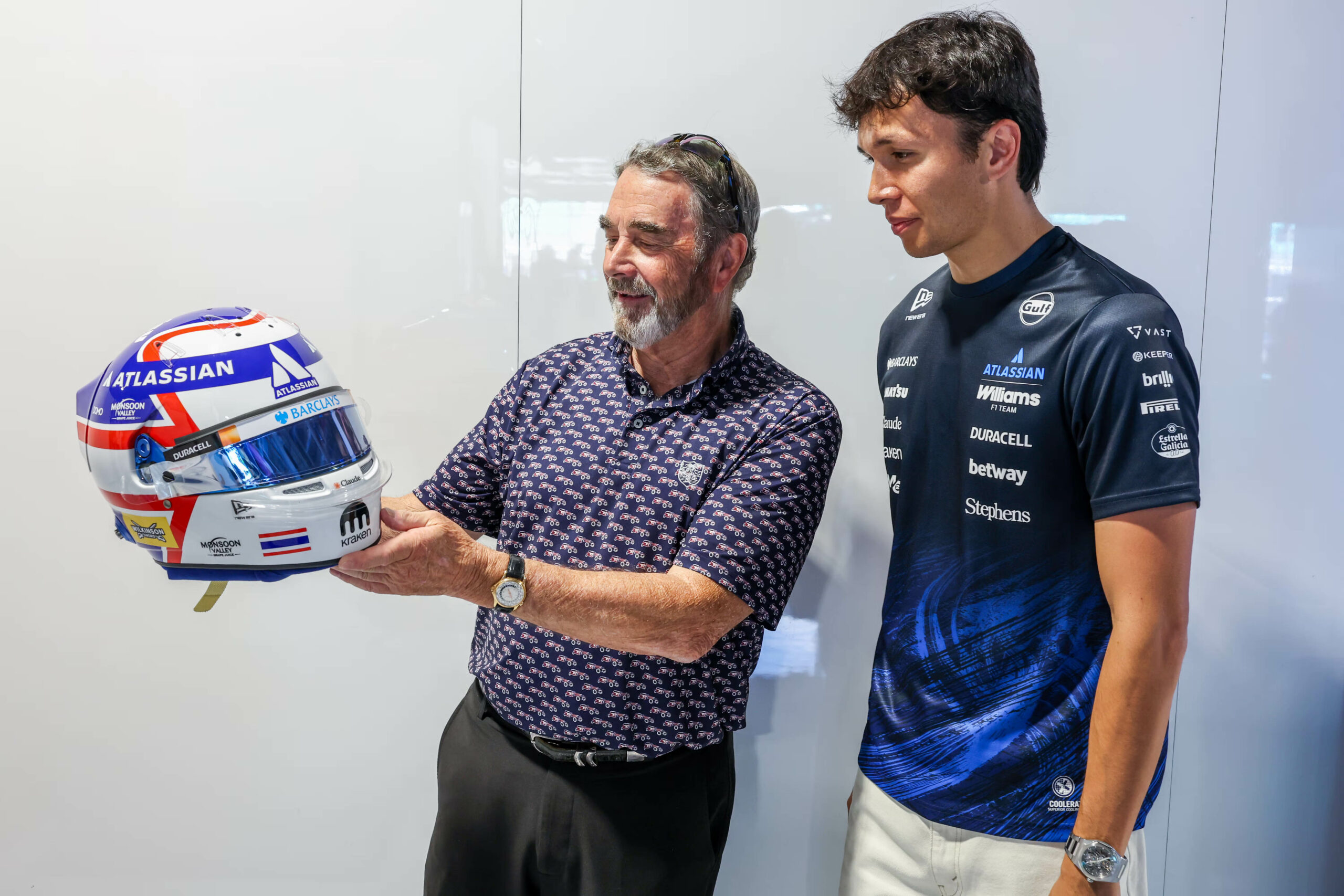 F1 Nigel Mansell & Alex Albon (3) F1 Nigel Mansell & Alex Albon (3)