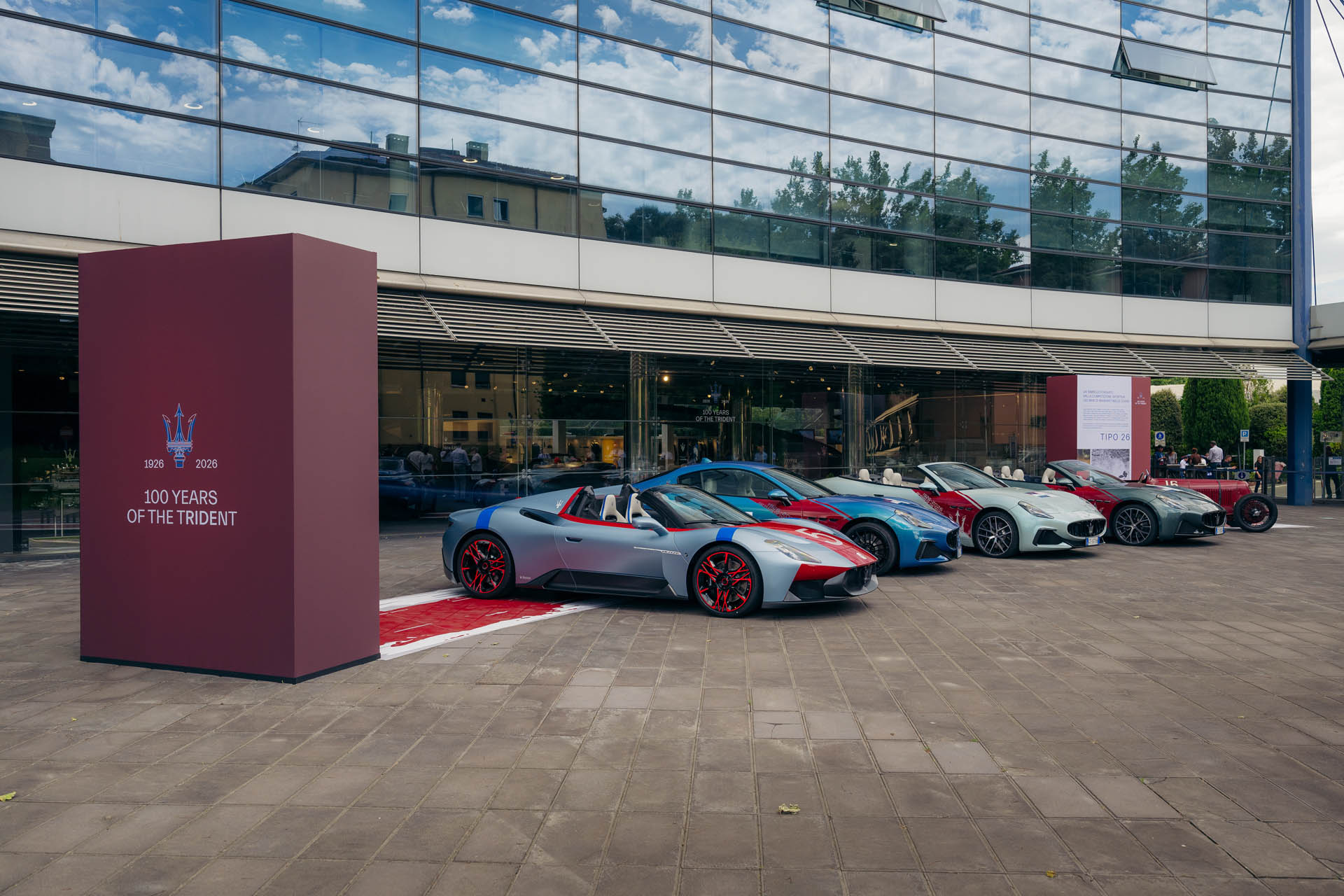 Maserati MCPURA Cielo Tributo 1926 & GT GC range Delivery Maserati MCPURA Cielo Tributo 1926 & GT GC range Delivery