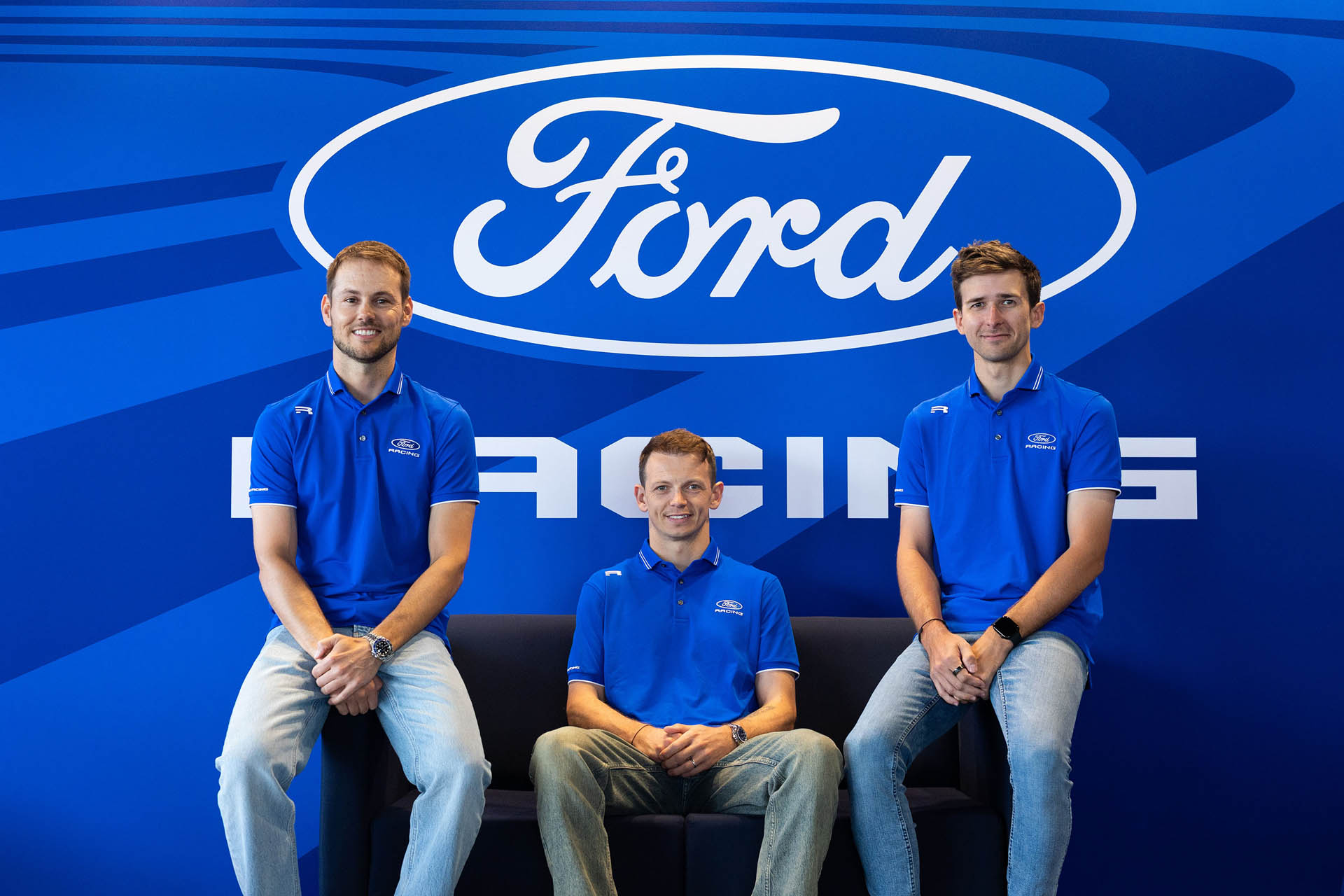 Tom Blomqvist, Nick Yelloly & Matt Campbell (Ford Racing) (2) Tom Blomqvist, Nick Yelloly & Matt Campbell (Ford Racing) (2)