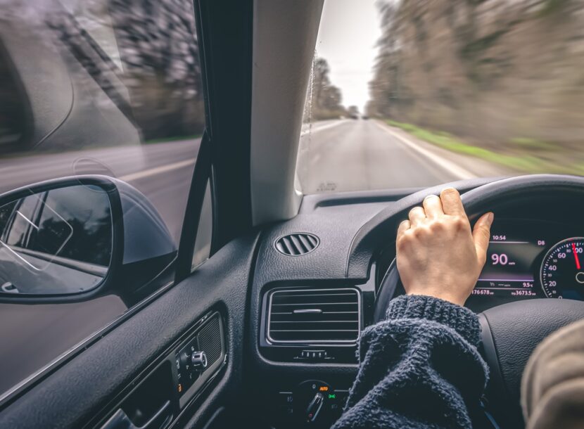envato driving on an empty asphalt road view from inside 2026 03 24 03 55 59 utc