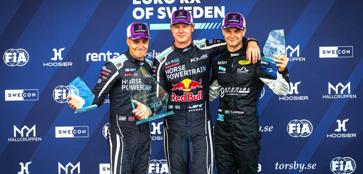 Euro RX Sweden 2026 podium