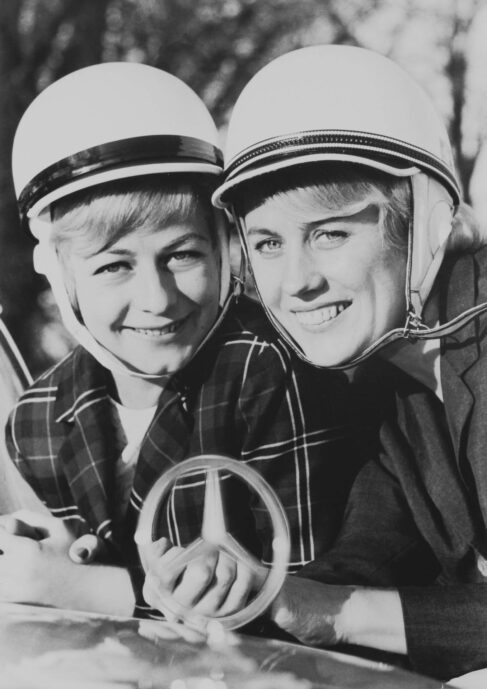 Ewy Rosqvist (right) with her co driver Ursula Wirth