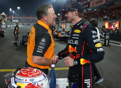 F1 Zak Brown & Max Verstappen