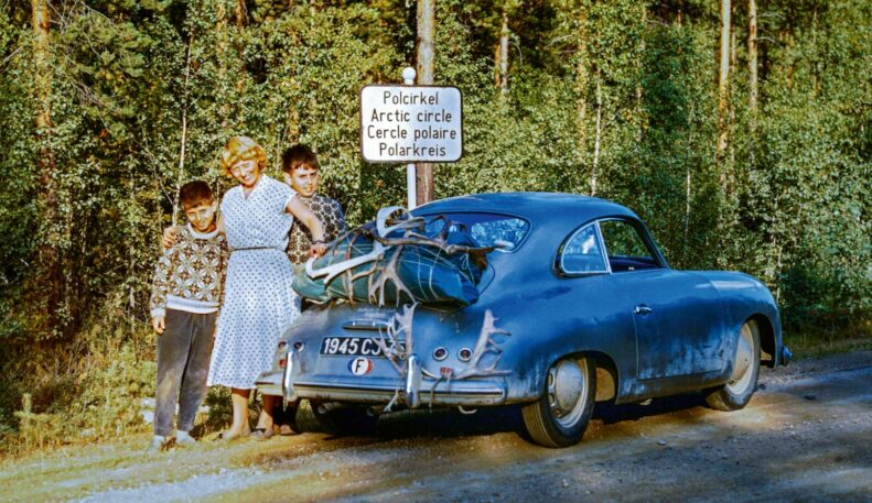 Madeleine, Franc Loup und Patrice Malavieille, Porsche 356