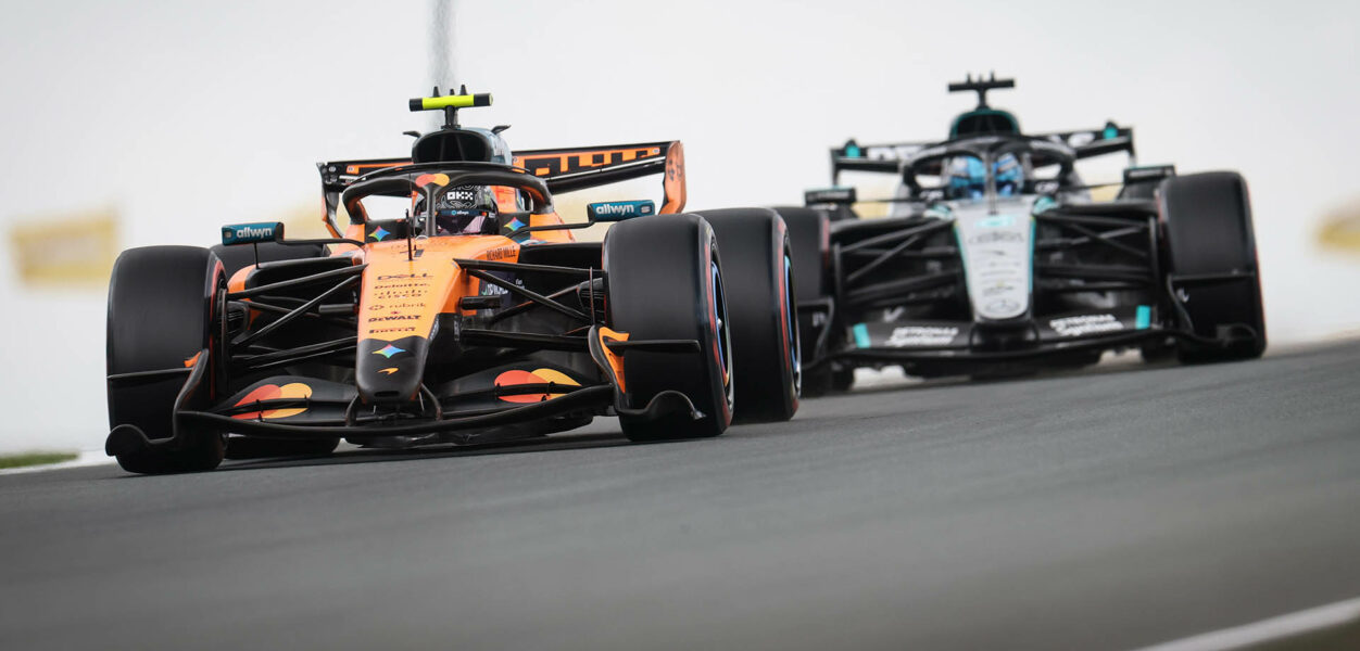 F1 Lando Norris (McLaren) & George Russell (Mercedes), 2026 Dutch GP Qualifying