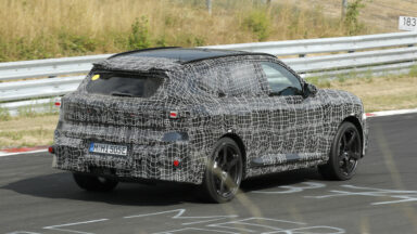 New BMW iX5 M spy shot 004