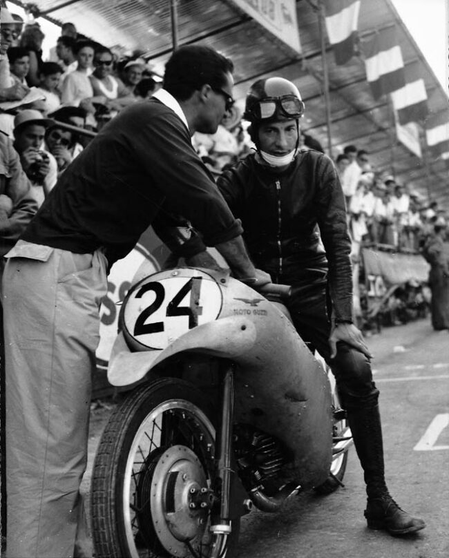 Enrico Lorenzetti at Monza 1953