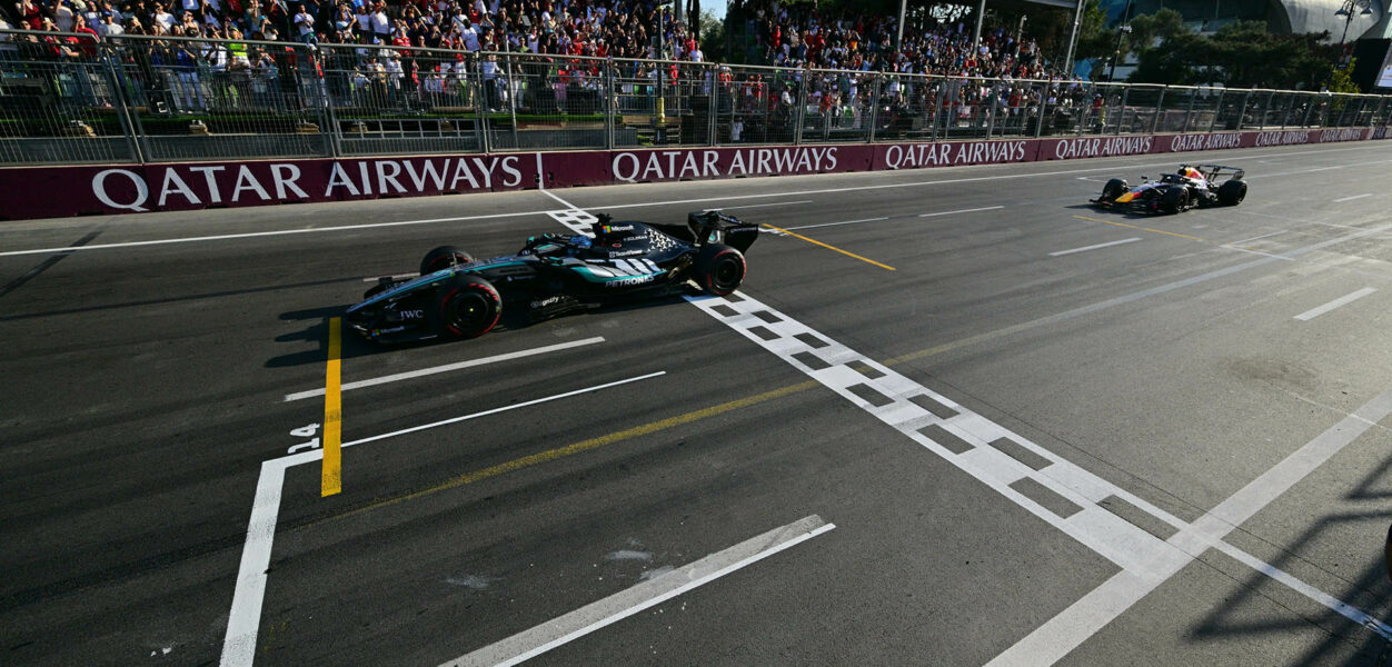 F1 2026 Azerbaijan GP finish