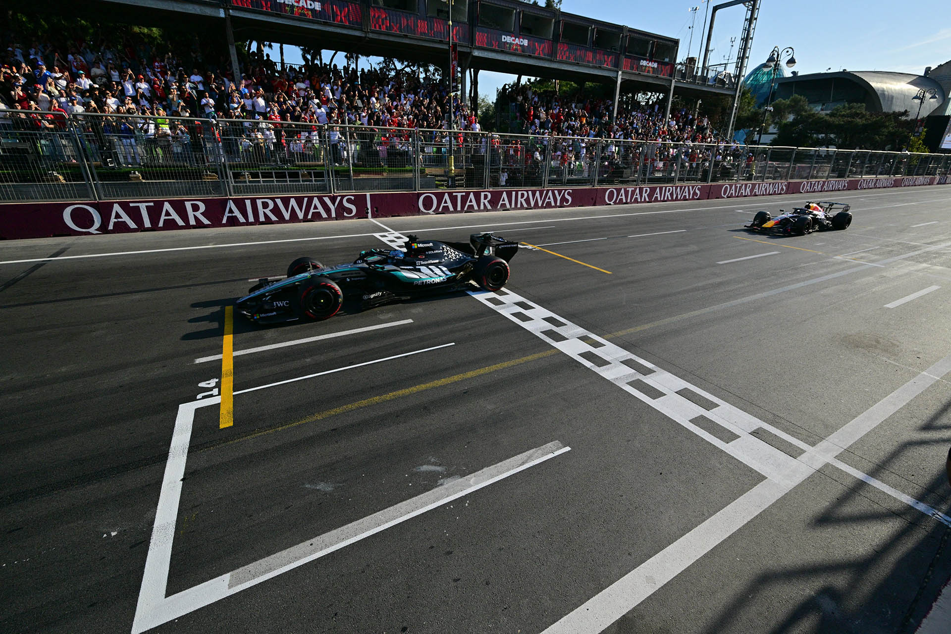 F1 2026 Azerbaijan GP finish F1 2026 Azerbaijan GP finish