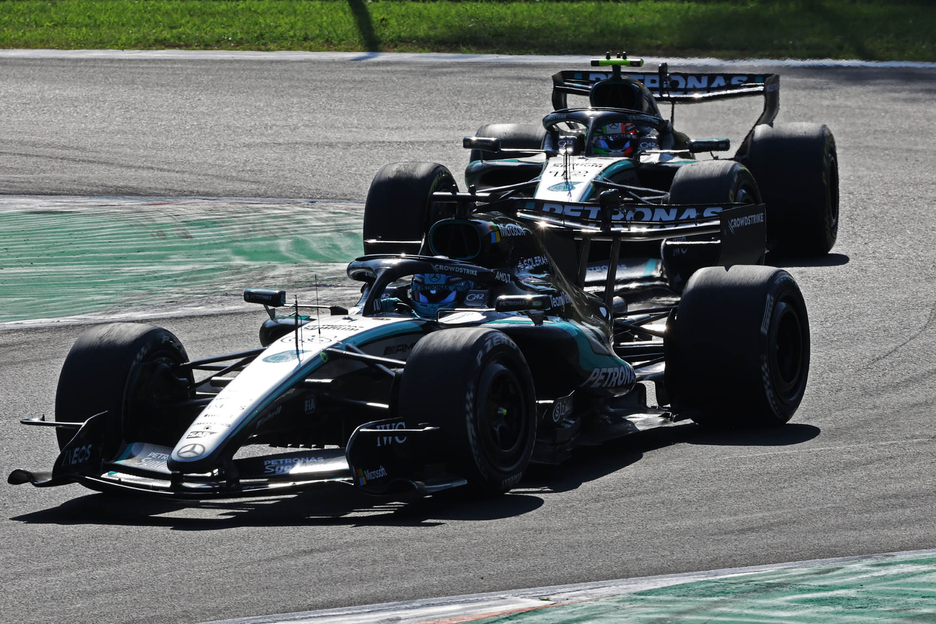 F1 George Russell & Andrea Kimi Antonelli (Mercedes) F1 George Russell & Andrea Kimi Antonelli (Mercedes)