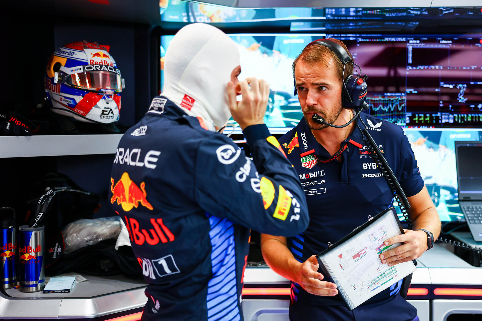 F1 Max Verstappen & Tom Hart (Red Bull) F1 Max Verstappen & Tom Hart (Red Bull)
