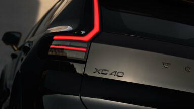 The New Volvo XC40 Exterior Detail RearWordmark